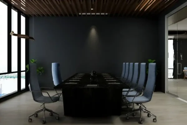 Diseño de oficina lujosa