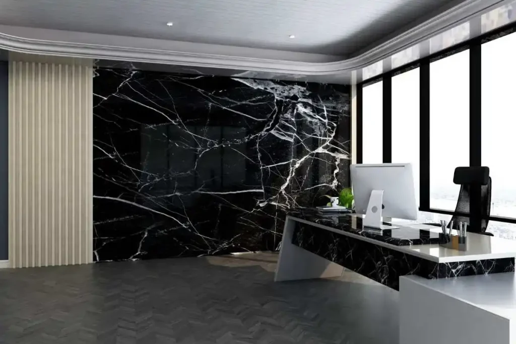 Diseño de oficina lujosa: estilo que refleja el éxito empresarial 1 Oficina lujosa